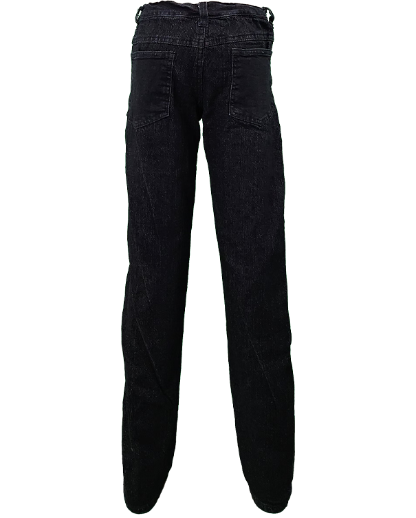 Boys’ Classic Fit Straight Jeans – Acid Wash Denim