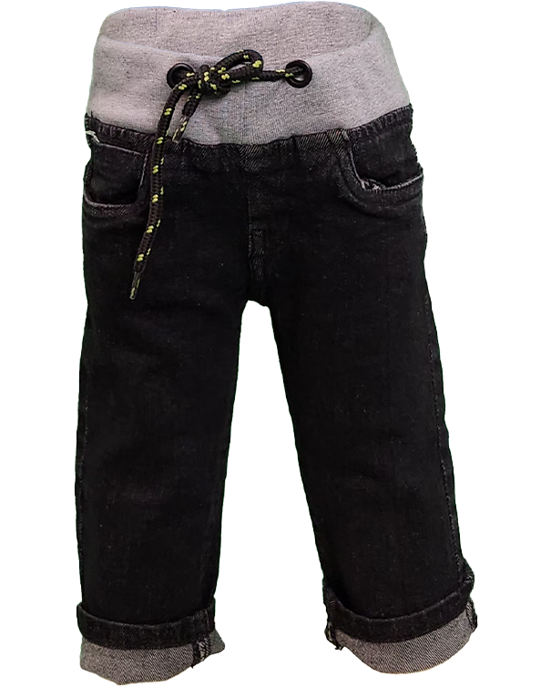 Toddler Jeans with Elastic Waist and Drawstring