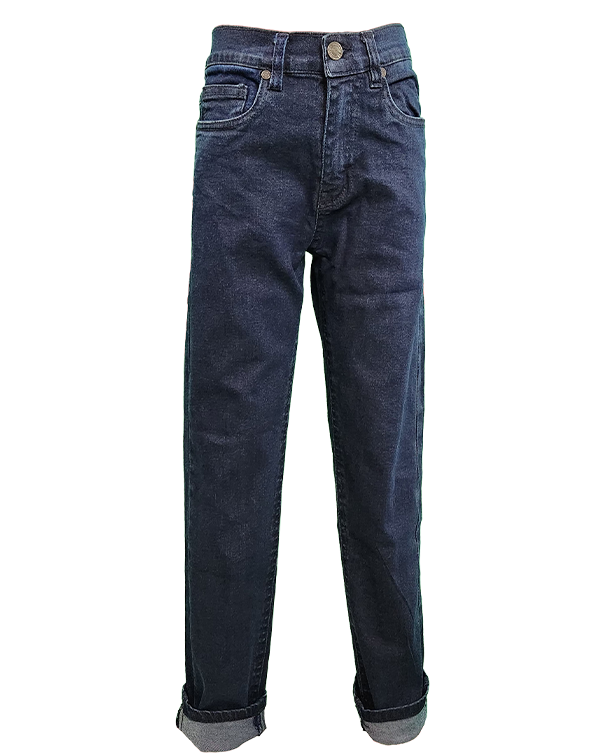 Boys' Blue Straight Fit Jeans – Comfortable & Durable Denim for Everyday Wear