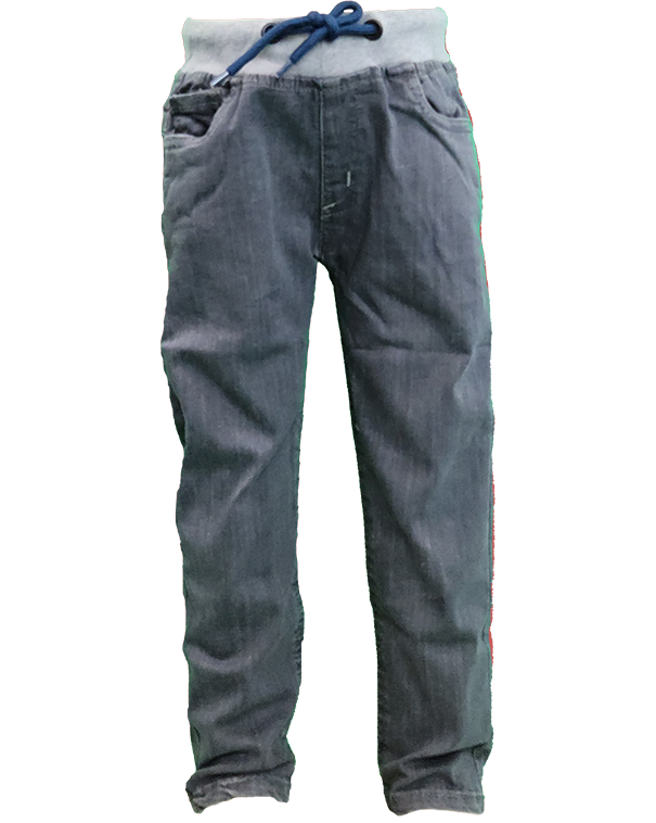 Toddler Jeans with Elastic Waist and Drawstring