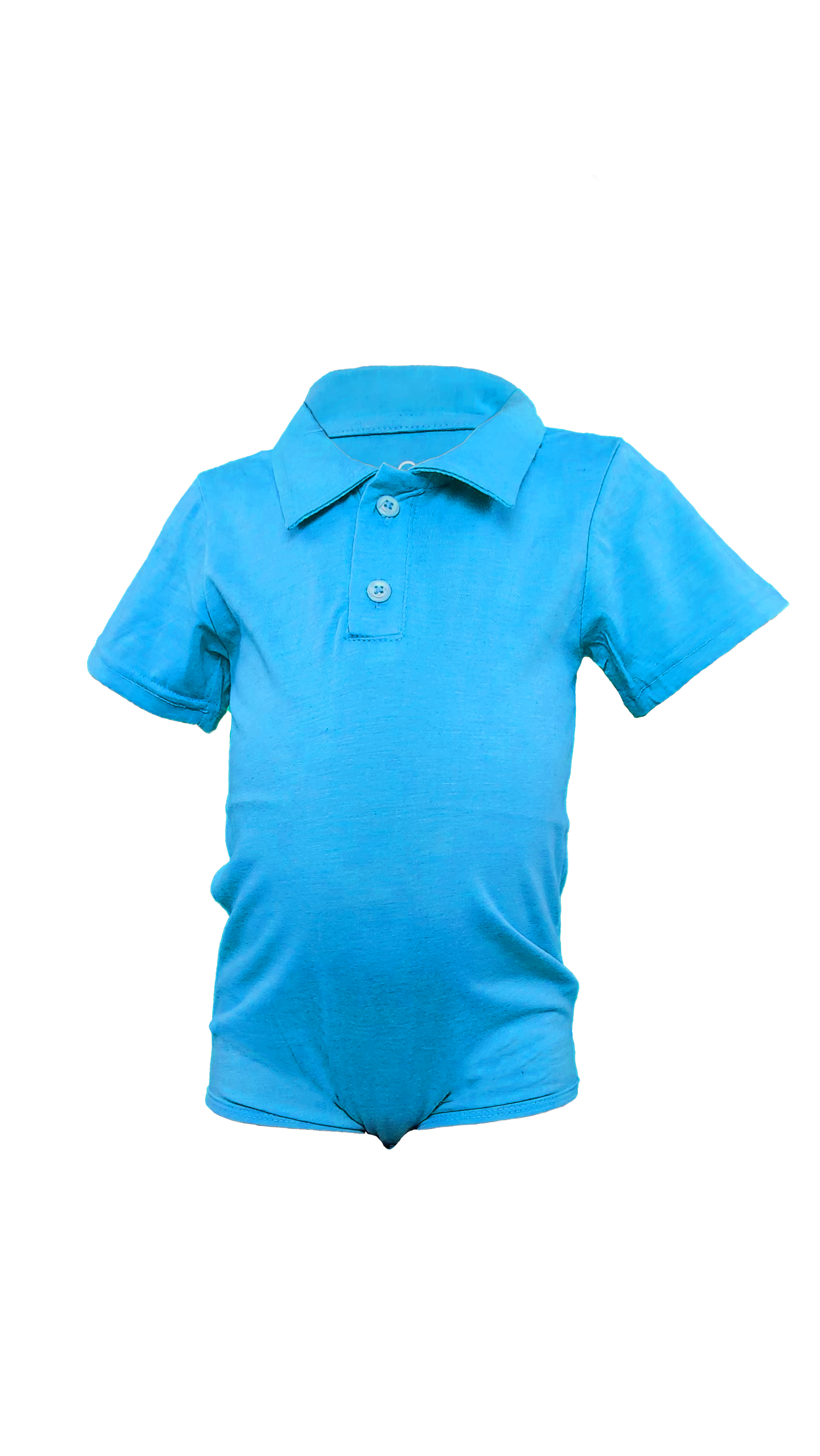 Baby Boy Cotton Polo Bodysuit – Classic Onesie