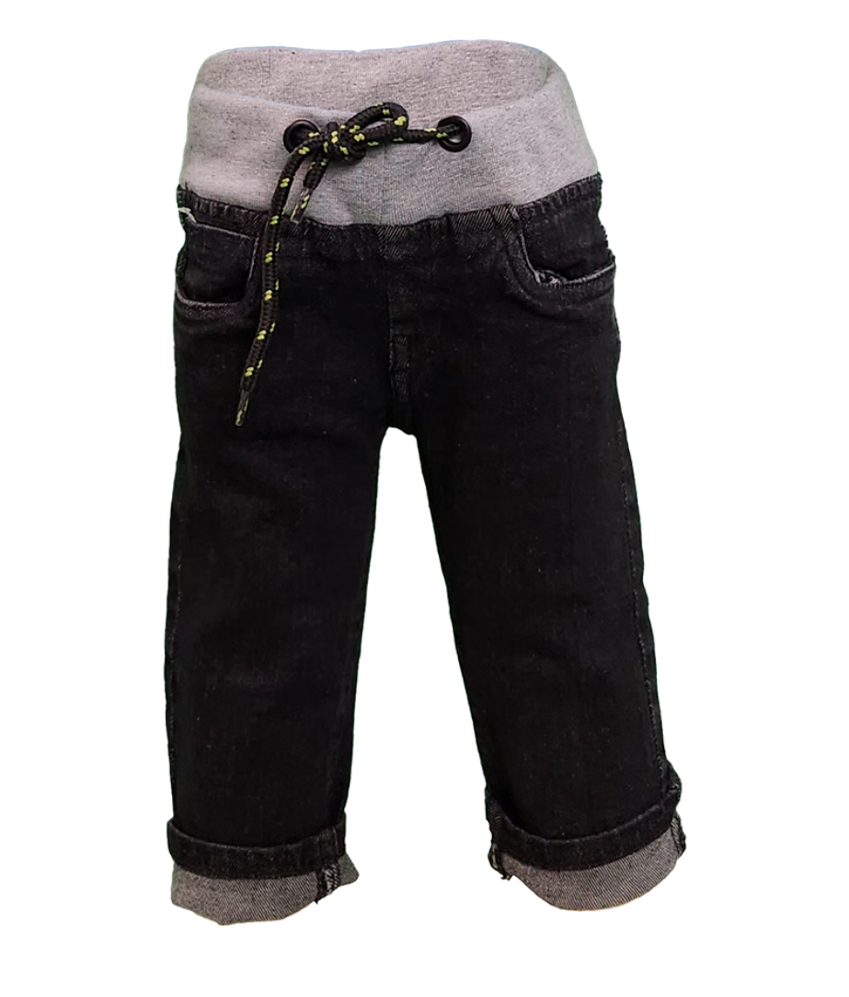 Toddler Jeans with Easy-Fit Elastic Waistband & Adjustable Drawstring