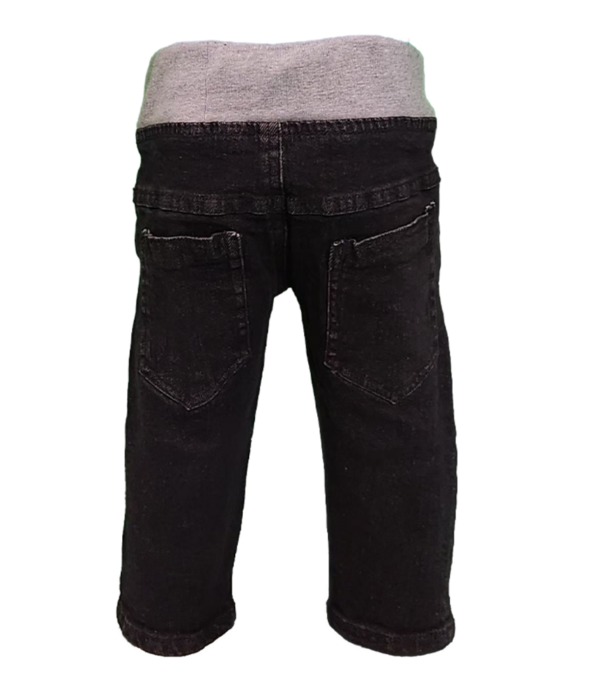Toddler Jeans with Easy-Fit Elastic Waistband & Adjustable Drawstring