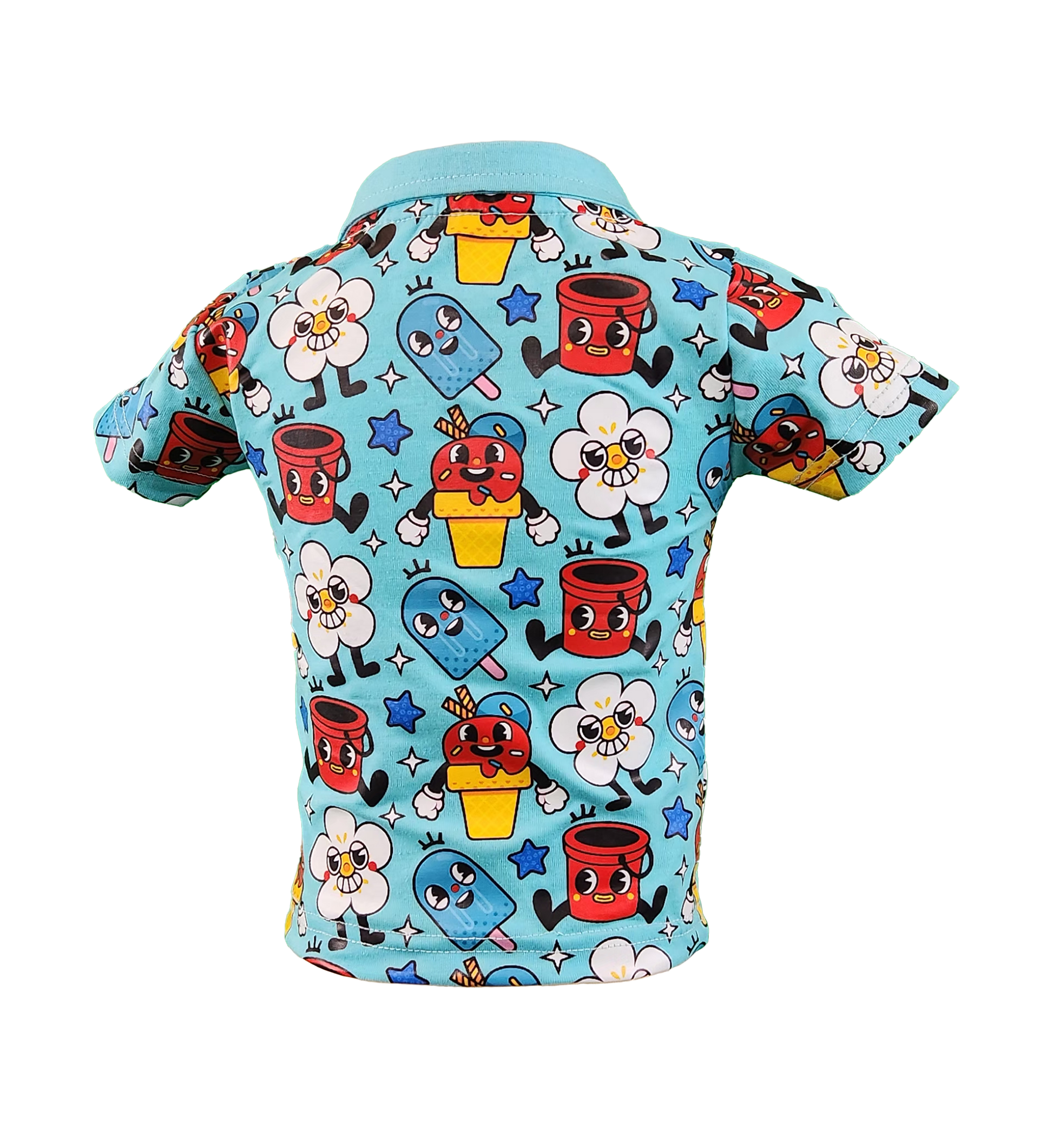 Popsicle Printed Polo Shirt – Cool, Fun, and Expressive