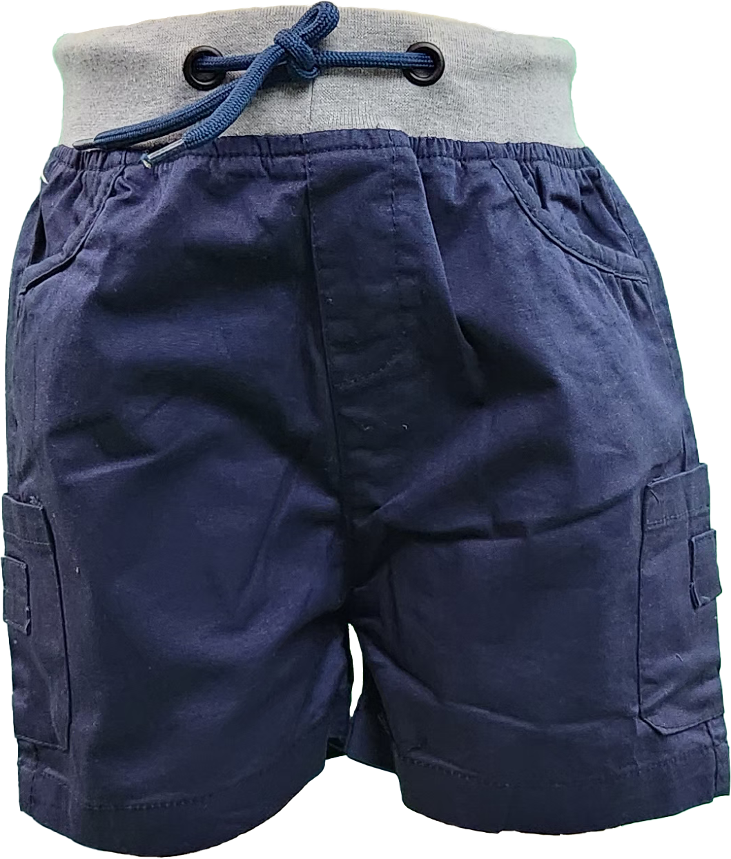 Navy Blue Infant and Toddler Cargo Shorts