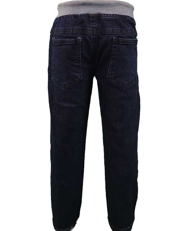 Toddler Jeans with Elastic Waist and Drawstring