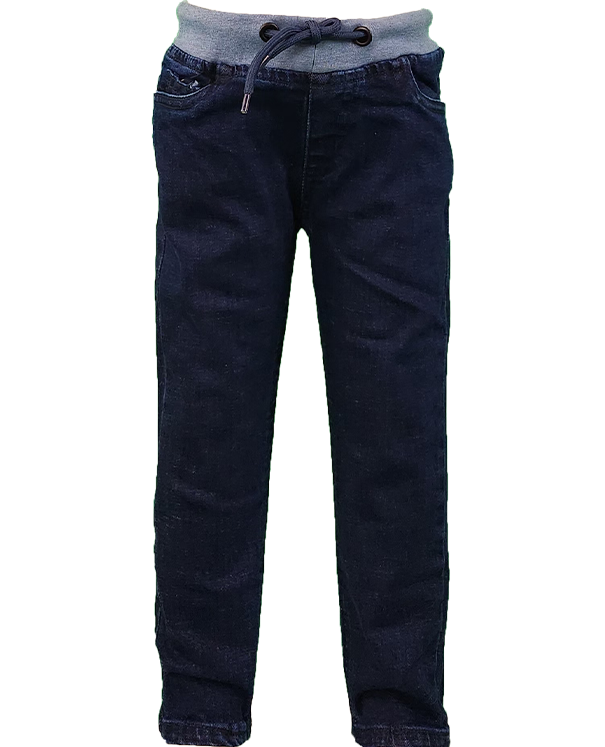 Toddler Jeans with Elastic Waist and Drawstring