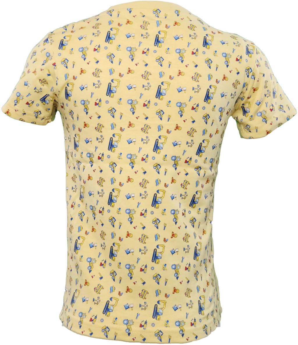 Little Builders Construction Shirt for Kids – Trucks & Tools Graphics