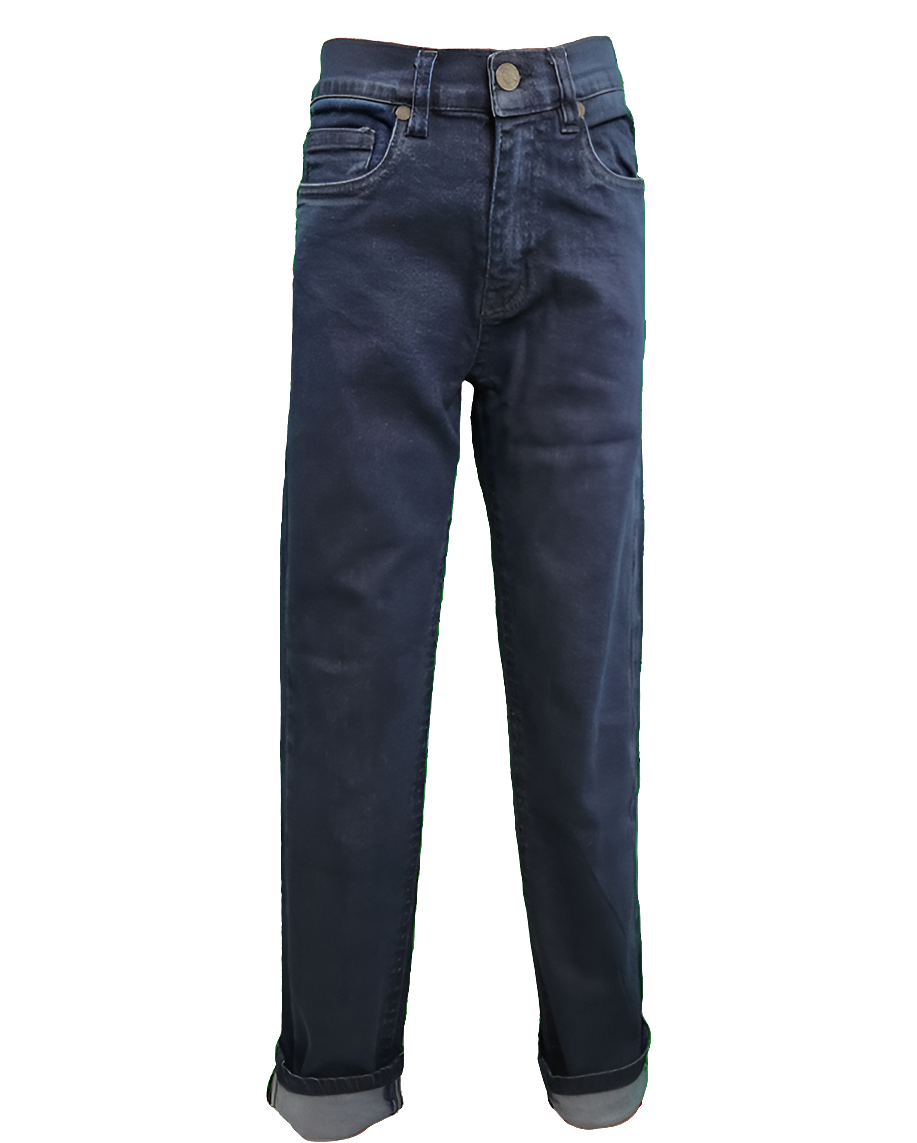 Boys' Blue Straight Fit Jeans – Comfortable & Durable Denim for Everyday Wear