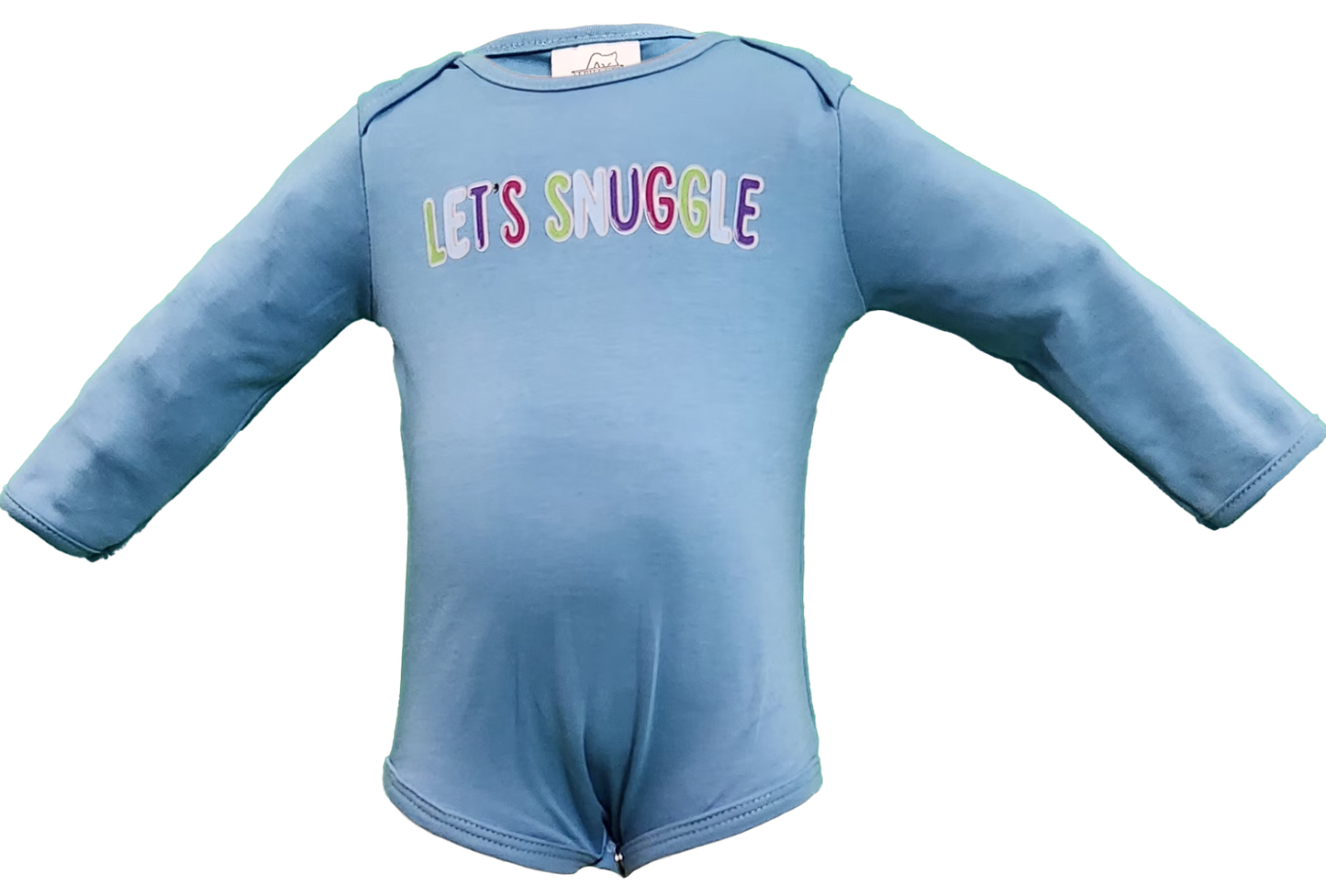 Infant Blue Bodysuit, Long Sleeve