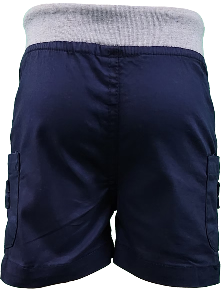 Navy Blue Infant and Toddler Cargo Shorts