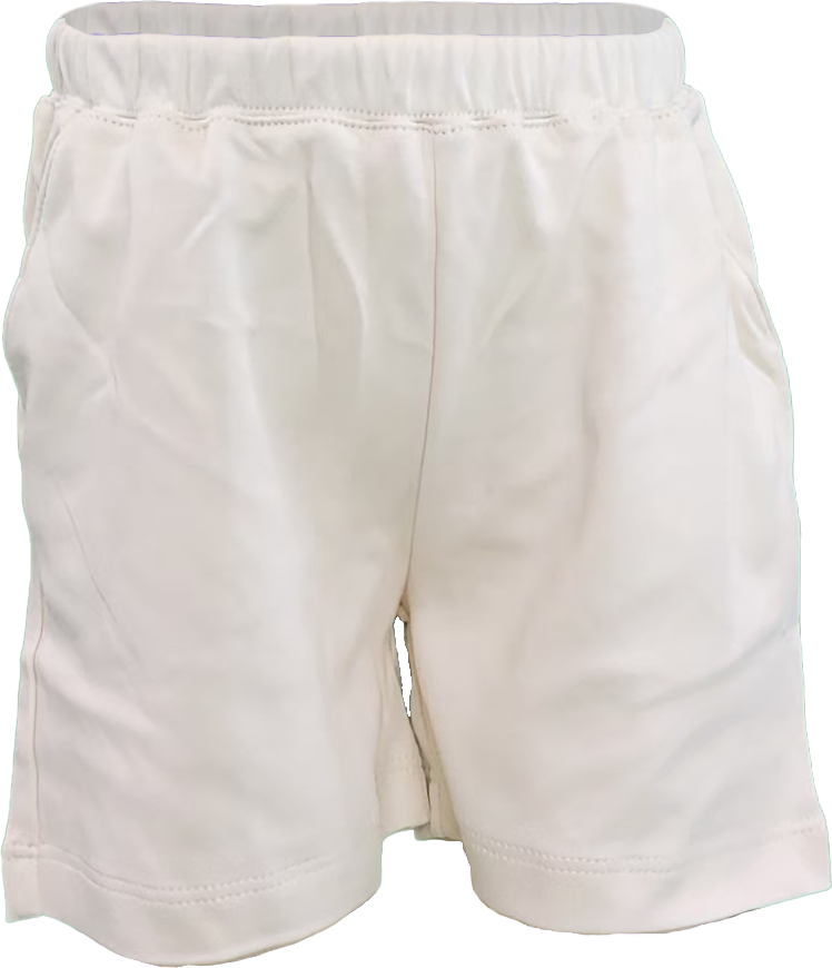 Baby and Toddler off white cotton shorts