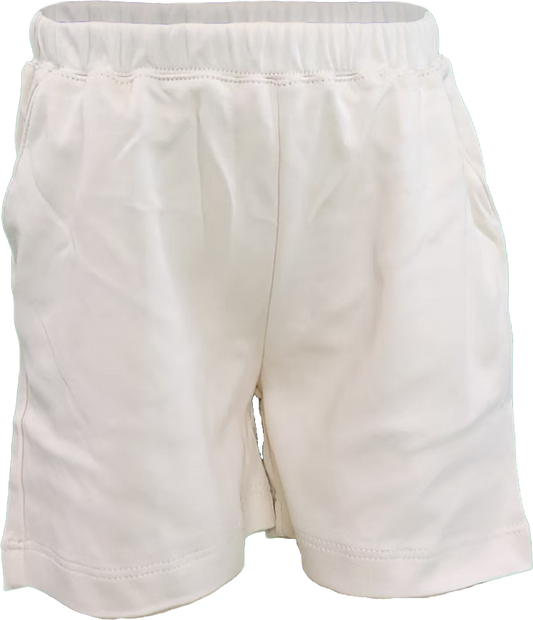 Baby and Toddler off white cotton shorts