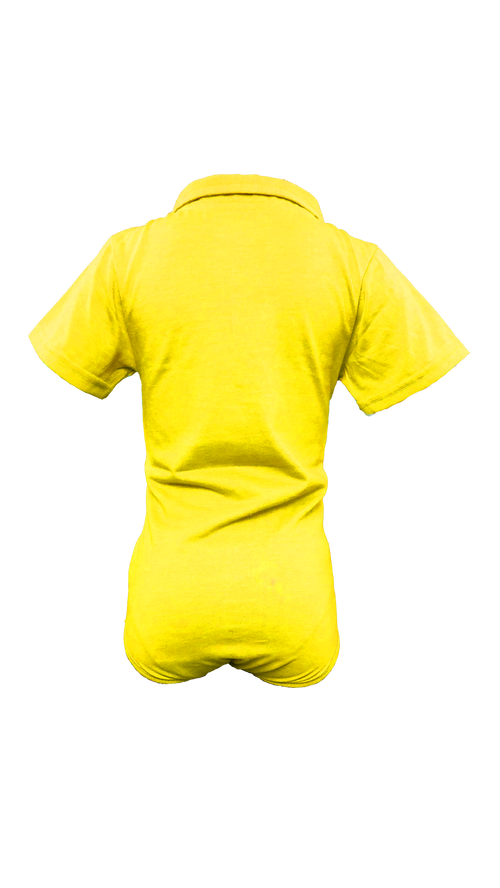 Baby Boy Cotton Polo Bodysuit – Classic Onesie